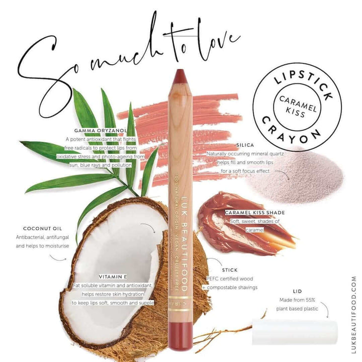 natural lipstick with vitamin E vegan luk beautifood