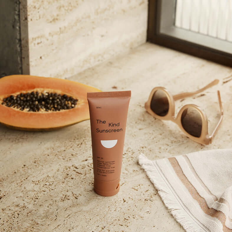 Natural mineral sunscreen SPF