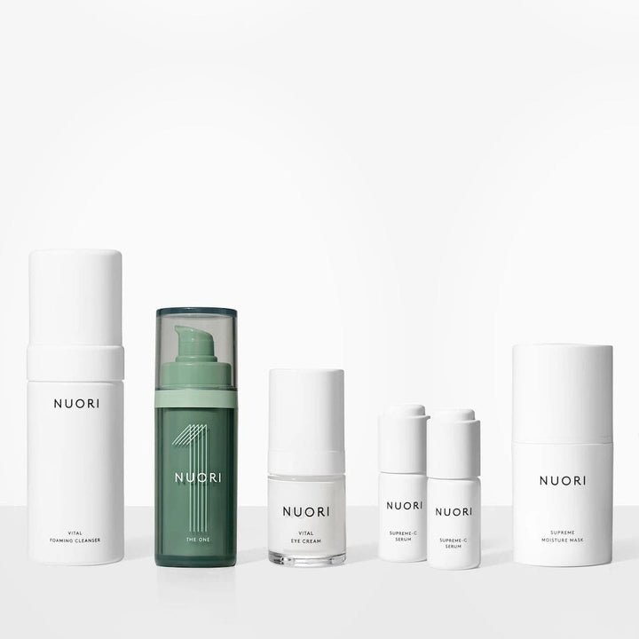 nuori award winning bestseller natural skincare collection