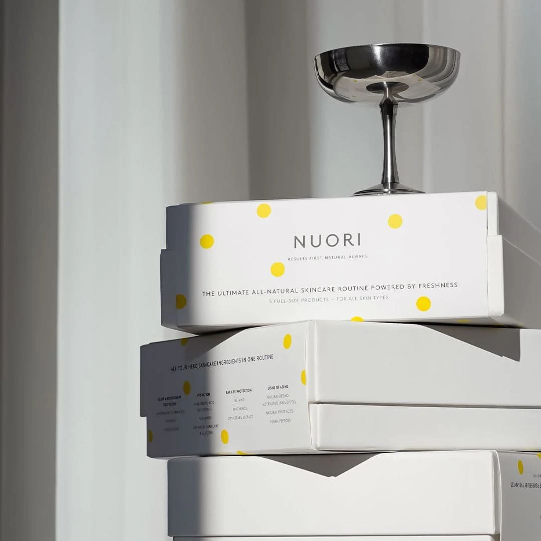 nuori award winning bestseller skincare set