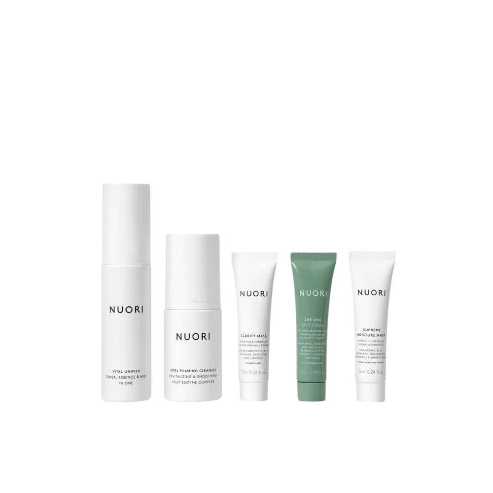 Nuori the discovery set mini skincare samples