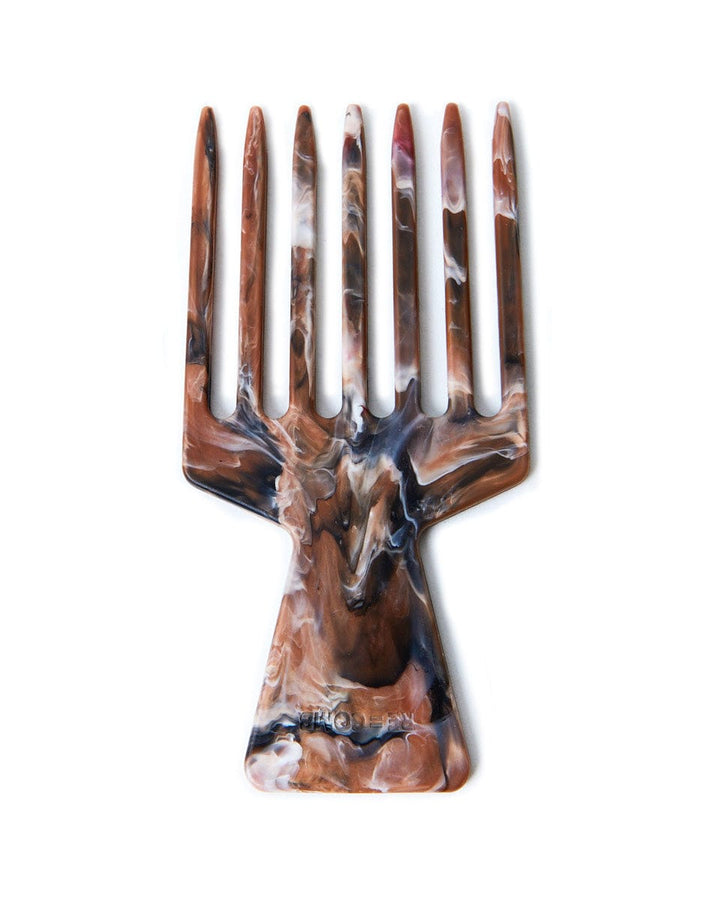 Sustainable long tooth hair comb