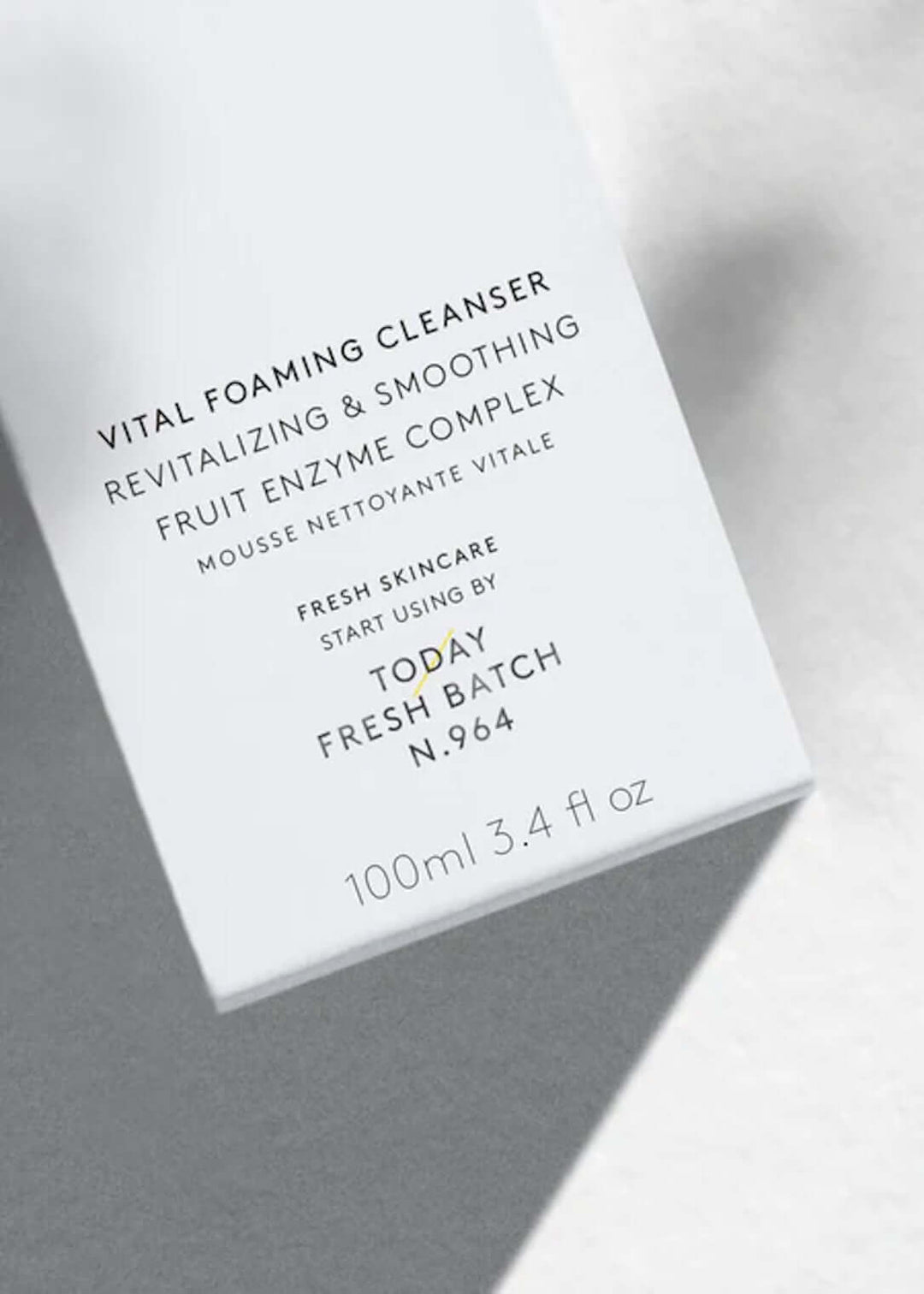 vital foaming cleanser batch numbers