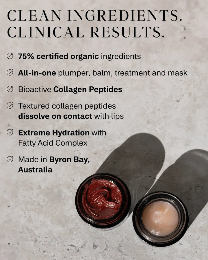 clean lip balm certified organic made in australia