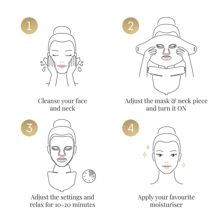 safe LED face mask top quality