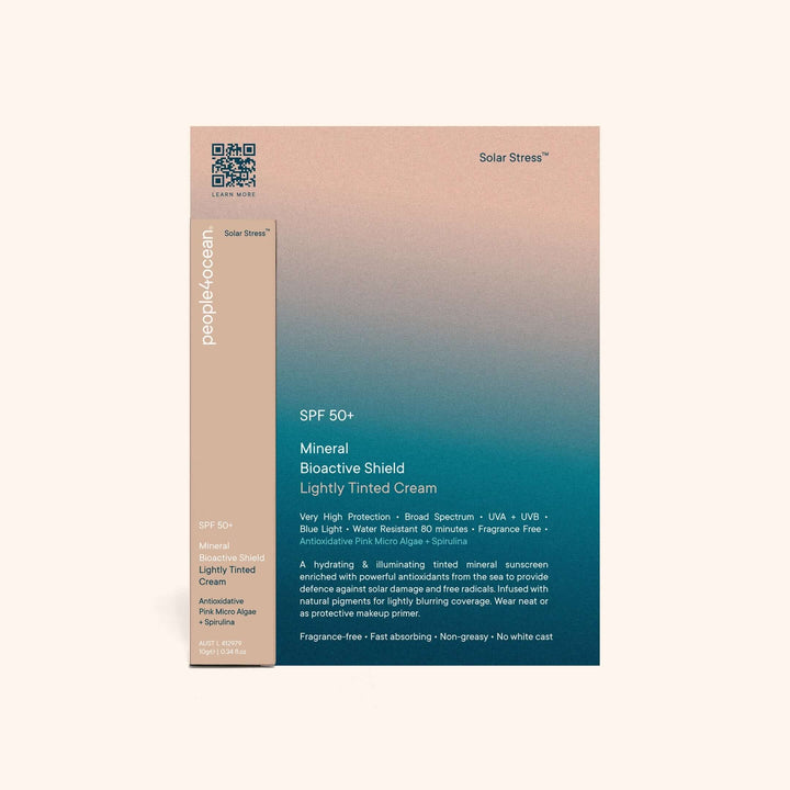 marine SPF 50+ tinted face sunscreen