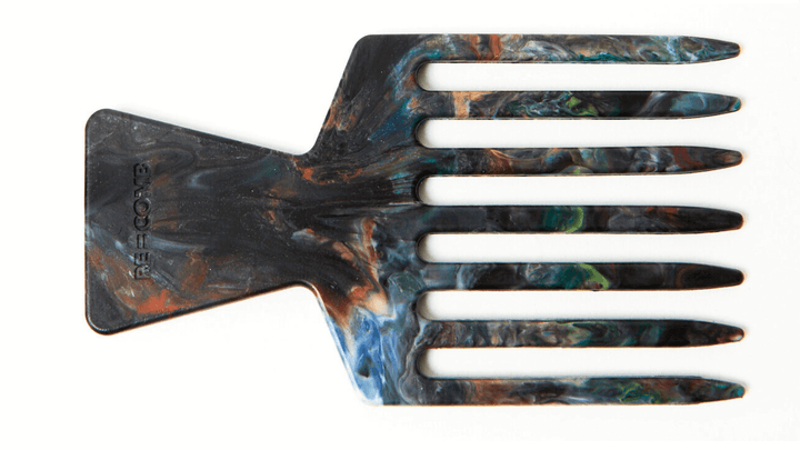 re=comb recycled hair comb dark colour