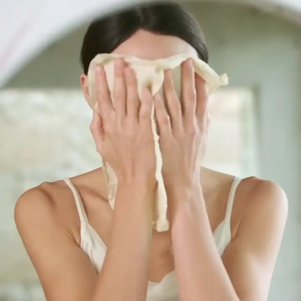 organic face wash muslin cloth