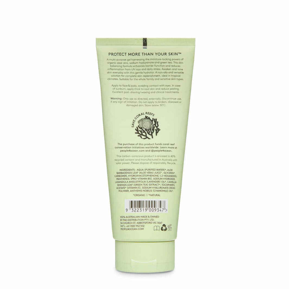 Aloe vera gel for sunburn hydrating gel