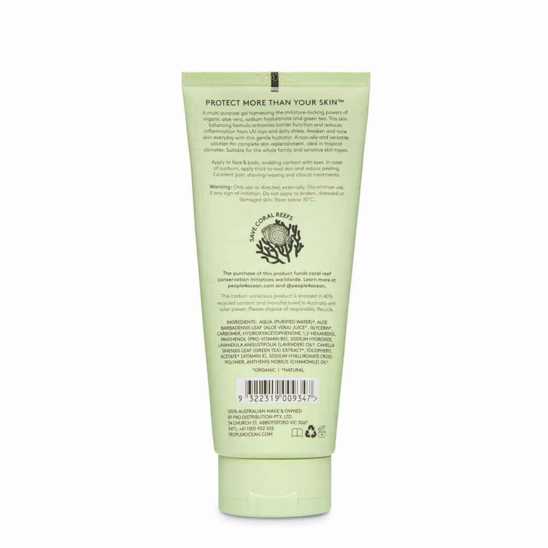 Aloe vera gel for sunburn hydrating gel
