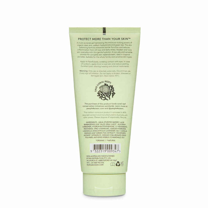 Aloe vera gel for sunburn hydrating gel