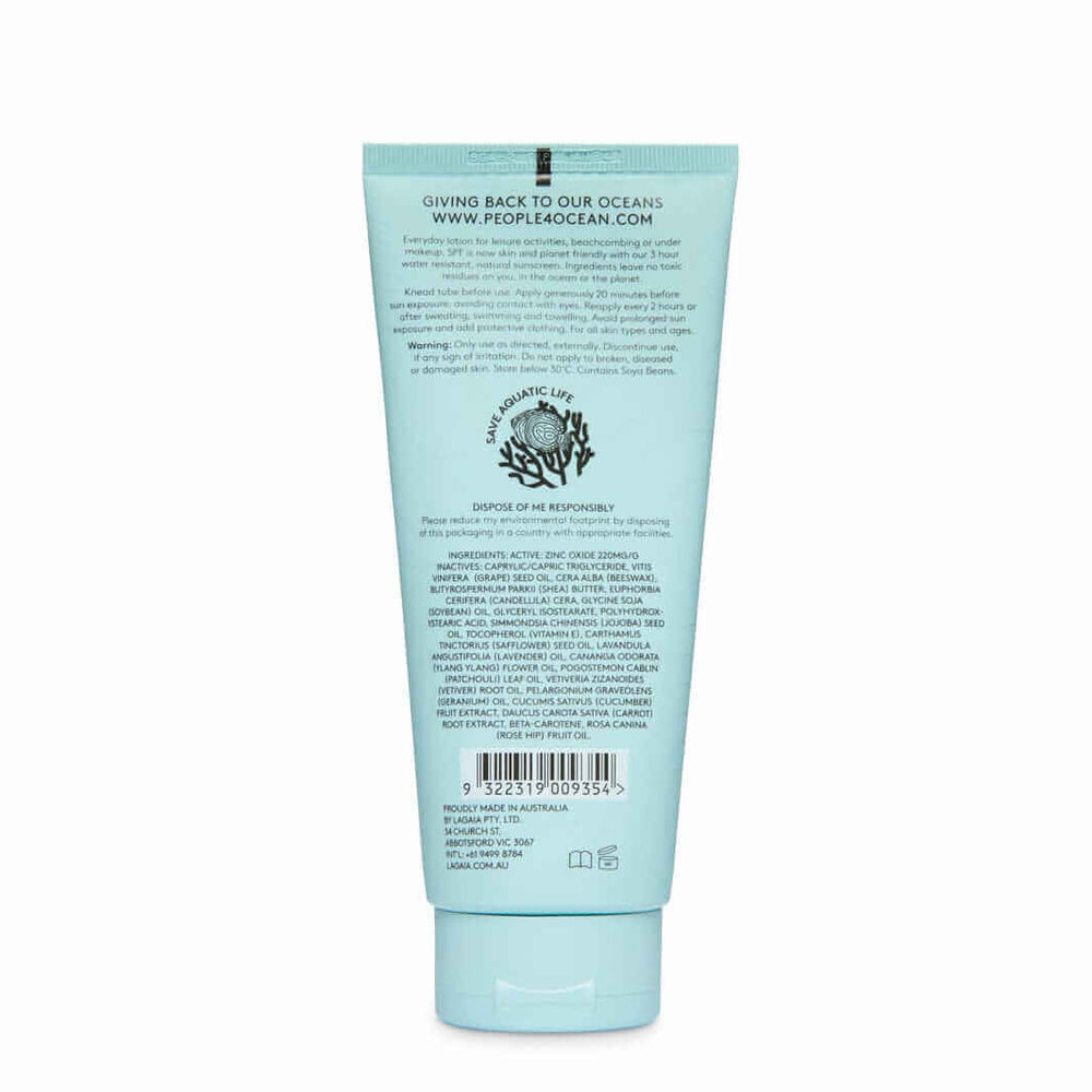 natural mineral zinc sunscreen SPF30 People4Ocean
