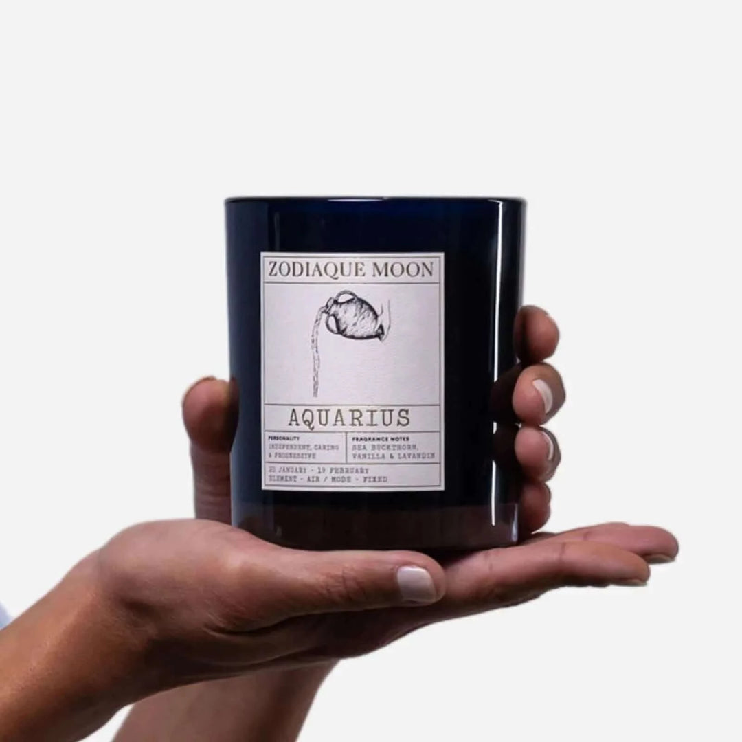 Natural scented candle birthday gift