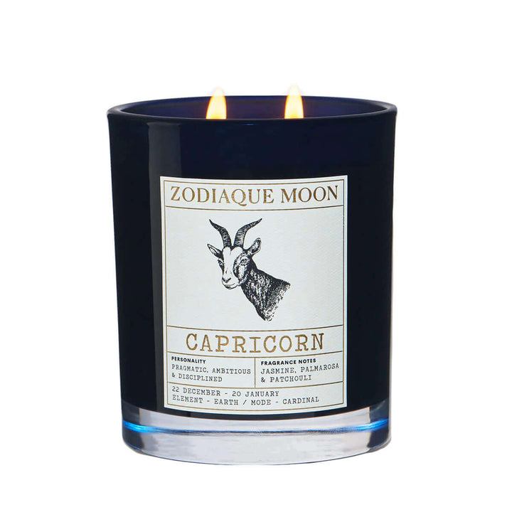 Capricorn personalised zodiac candle