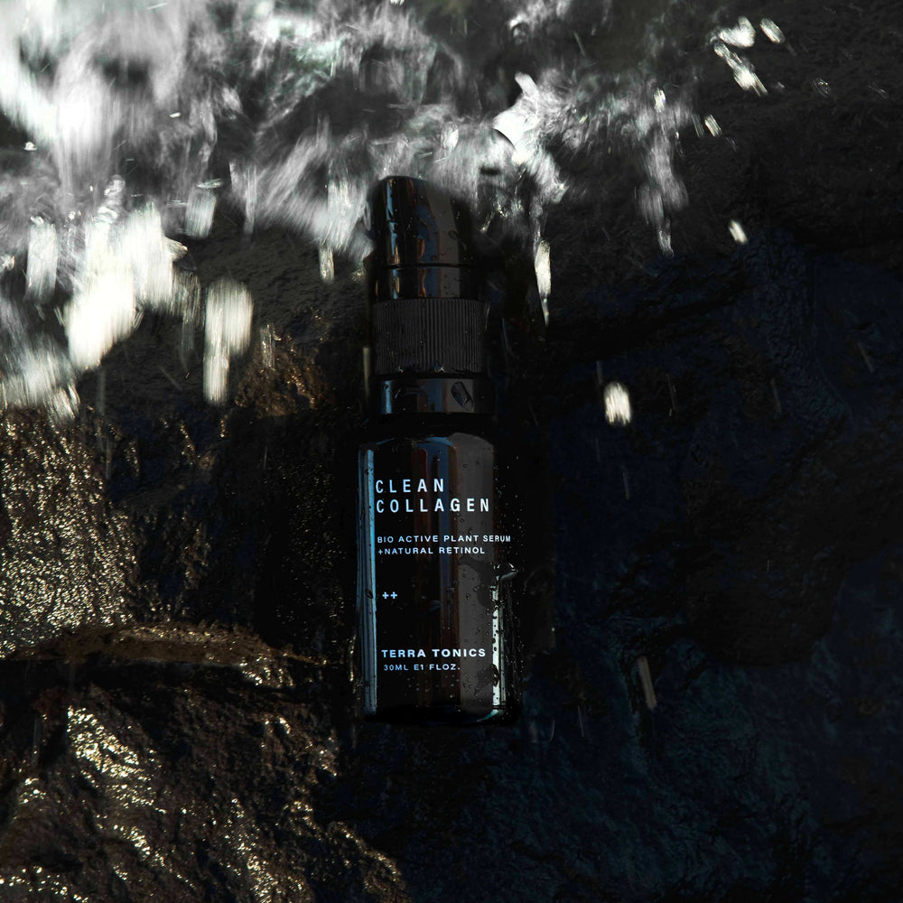Tera Tonics Clean Collagen face serum natural retinol