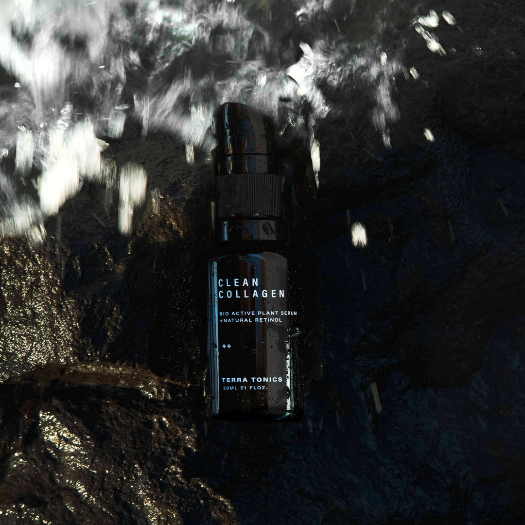 Tera Tonics Clean Collagen face serum natural retinol