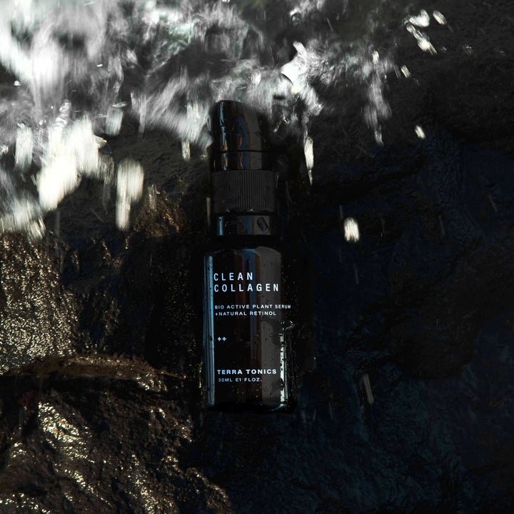Tera Tonics Clean Collagen face serum natural retinol