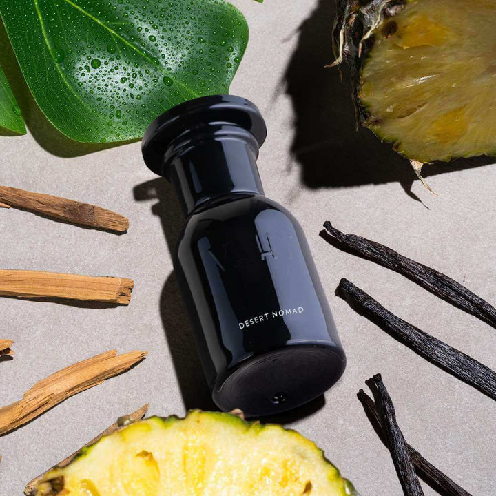 Desert Nōmad Perfume - Scent: Wood, Vanilla, Tropics