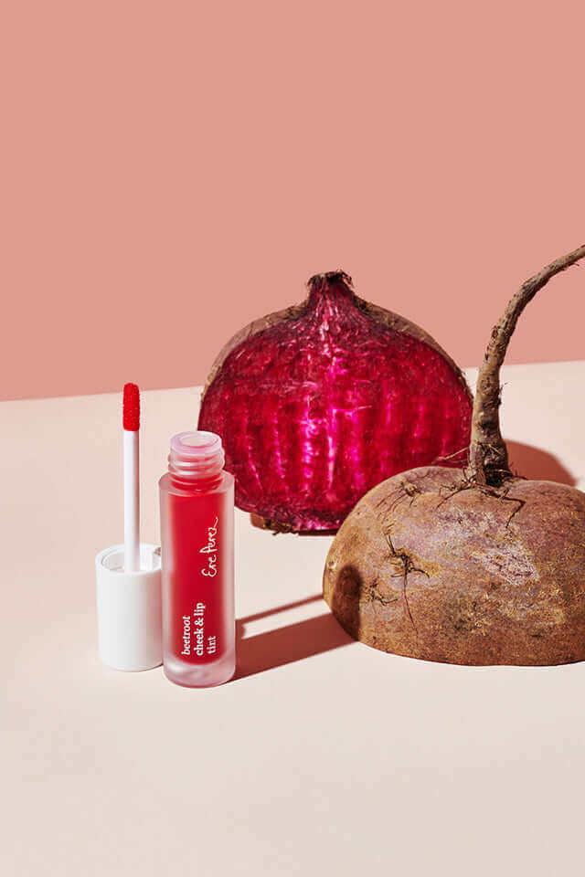 beetroot ingredient lip product makeup