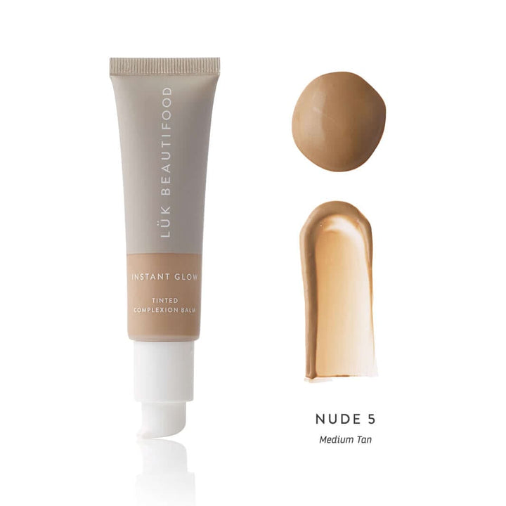 luk beautifood glow tint nude medium tan