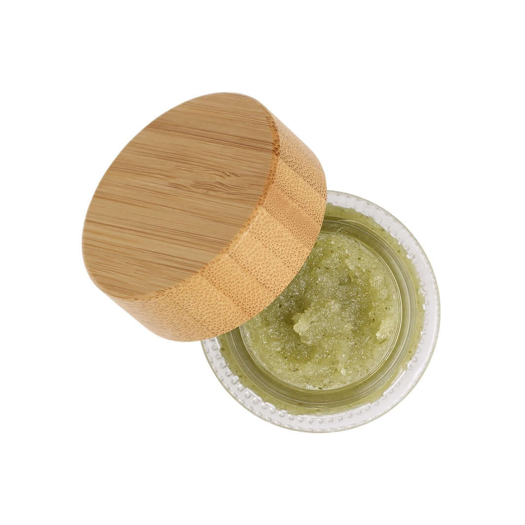 luk beautifood supergreen natural lip scrub