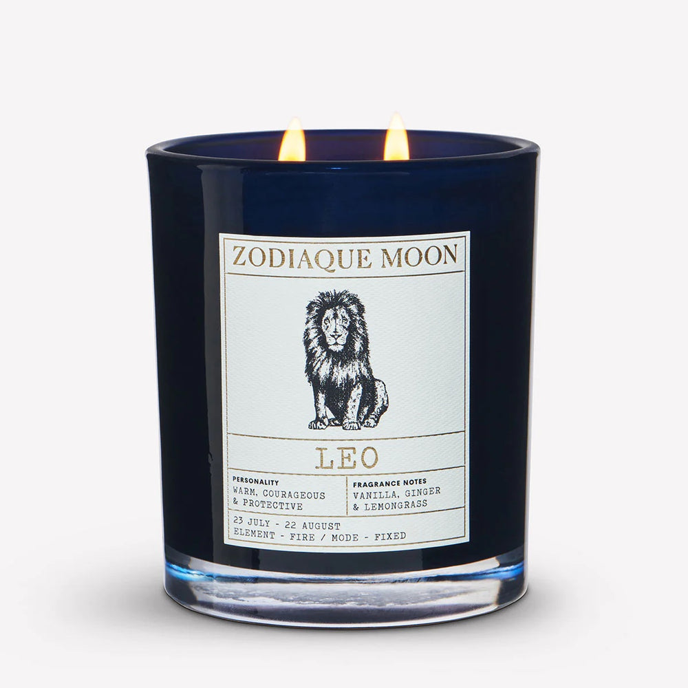 leo zodiac gifting candle