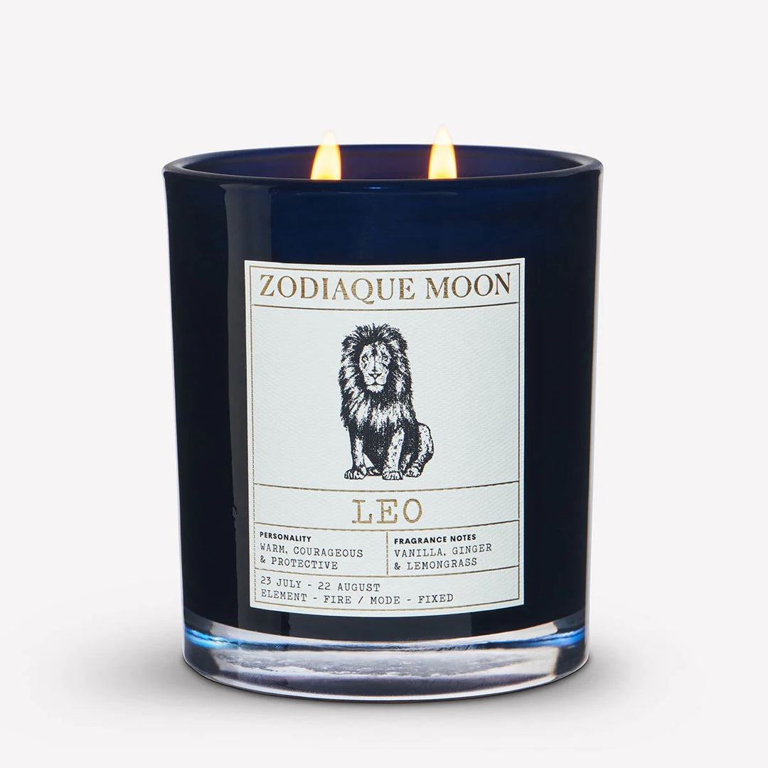 leo zodiac gifting candle