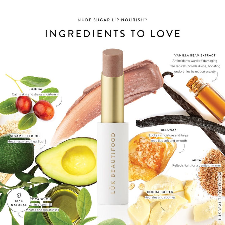 luk beautifood nude super ingredients lipstick