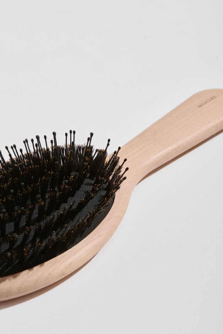 nuori hair brush small rose sustainability made