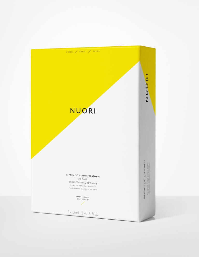 Nuori supreme-c serum treatment natural skincare treatment to brighten and reviving