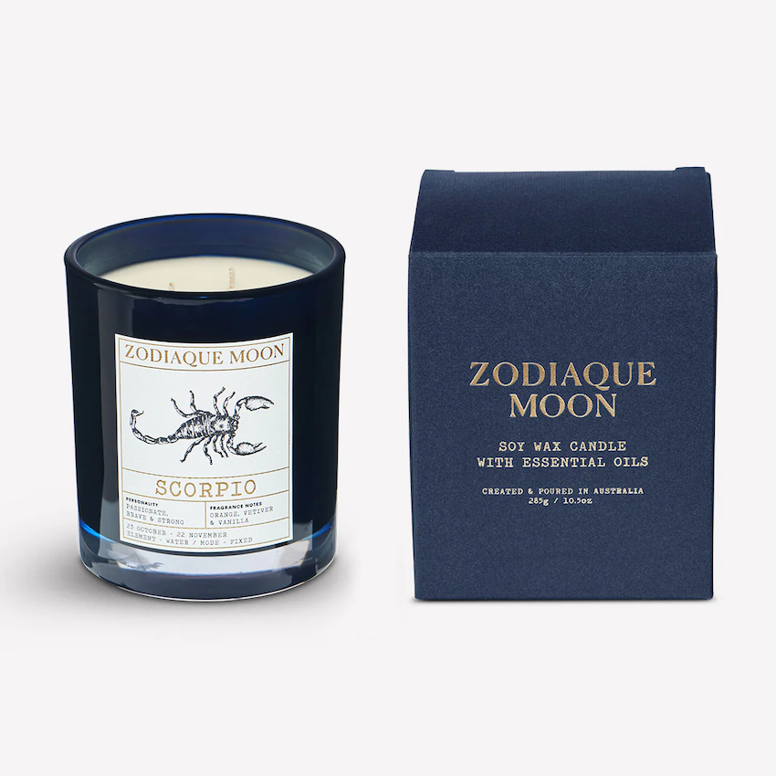 scorpio natural candle