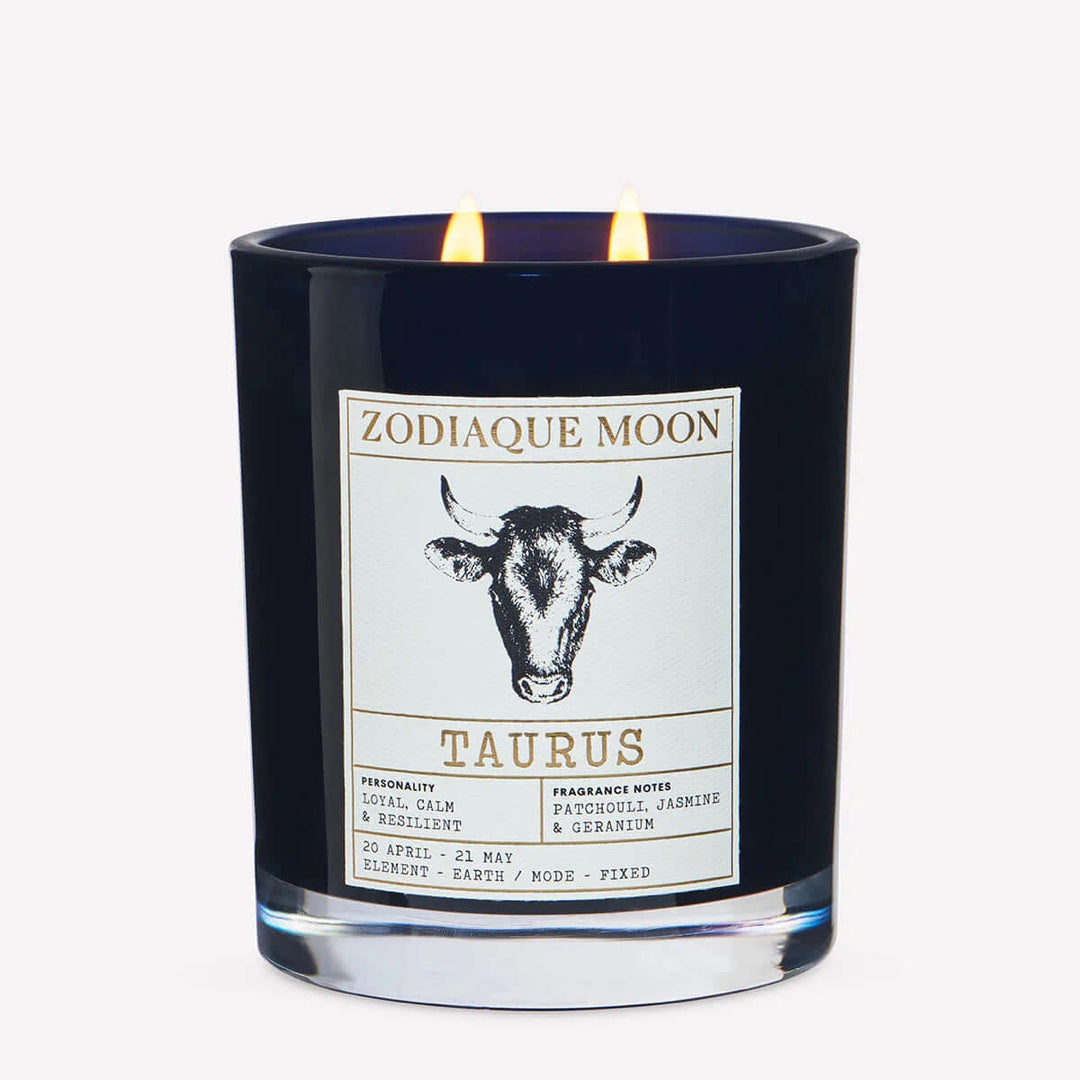 Taurus zodiac candles