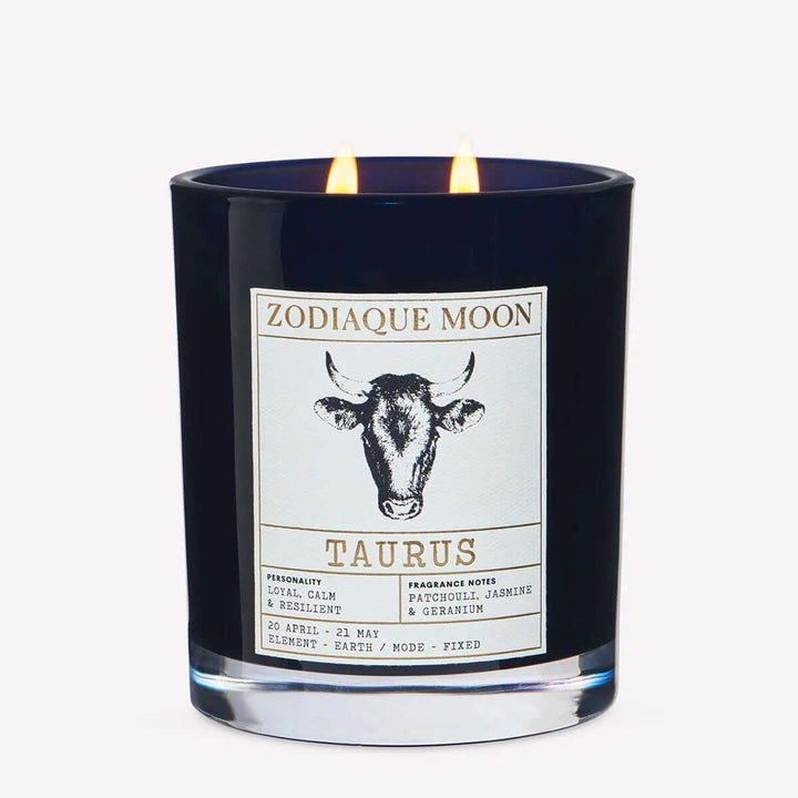 Taurus zodiac candles