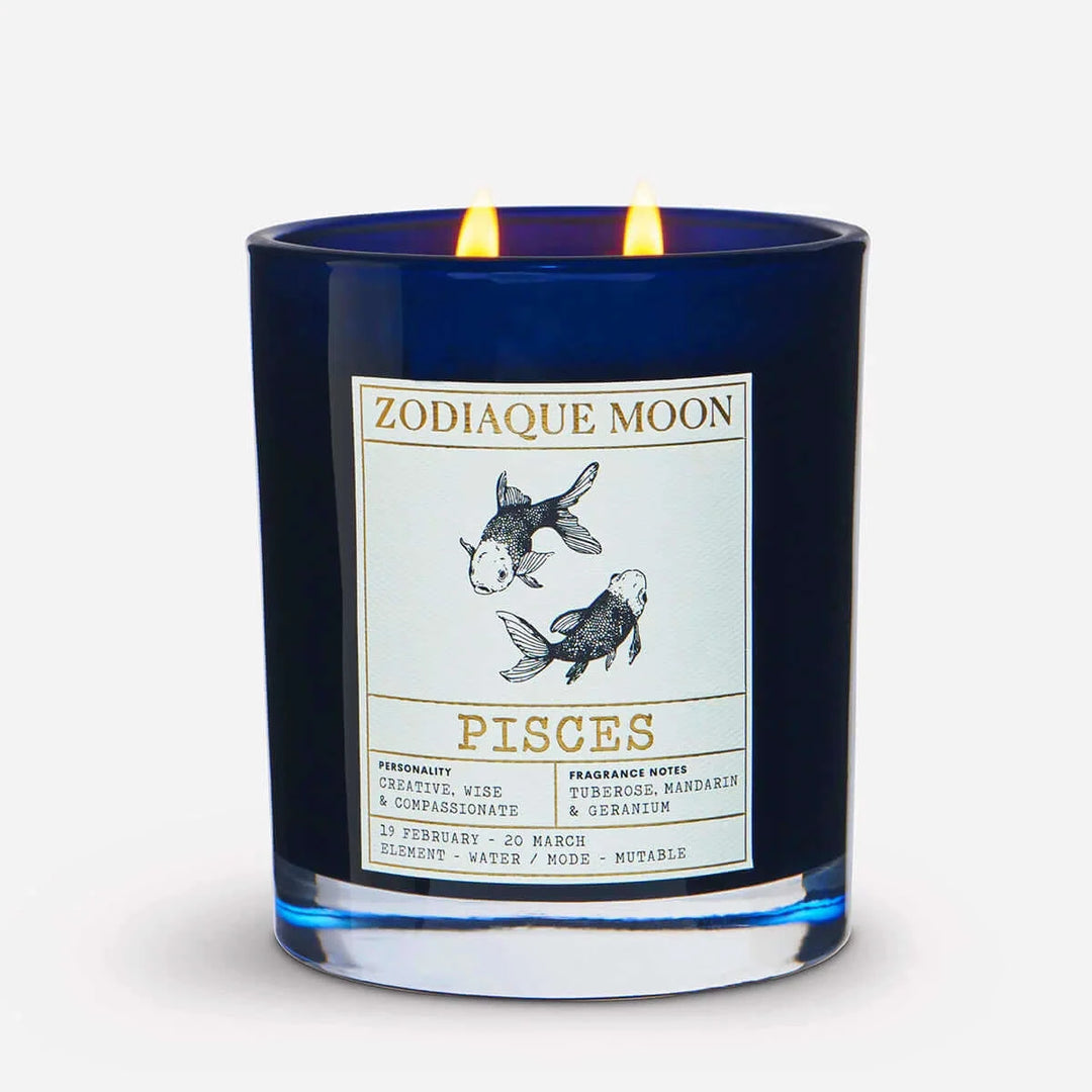 Pisces natural candle