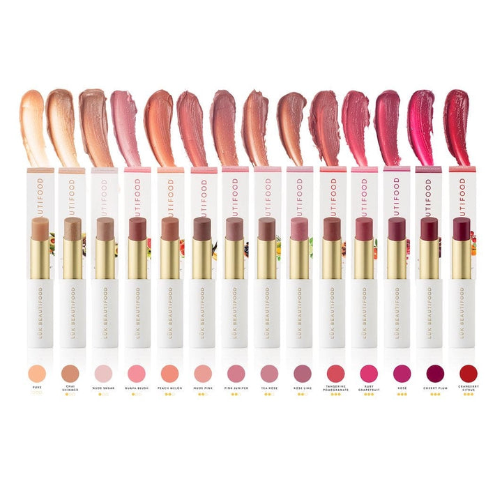 luk beautifood natural lipsticks