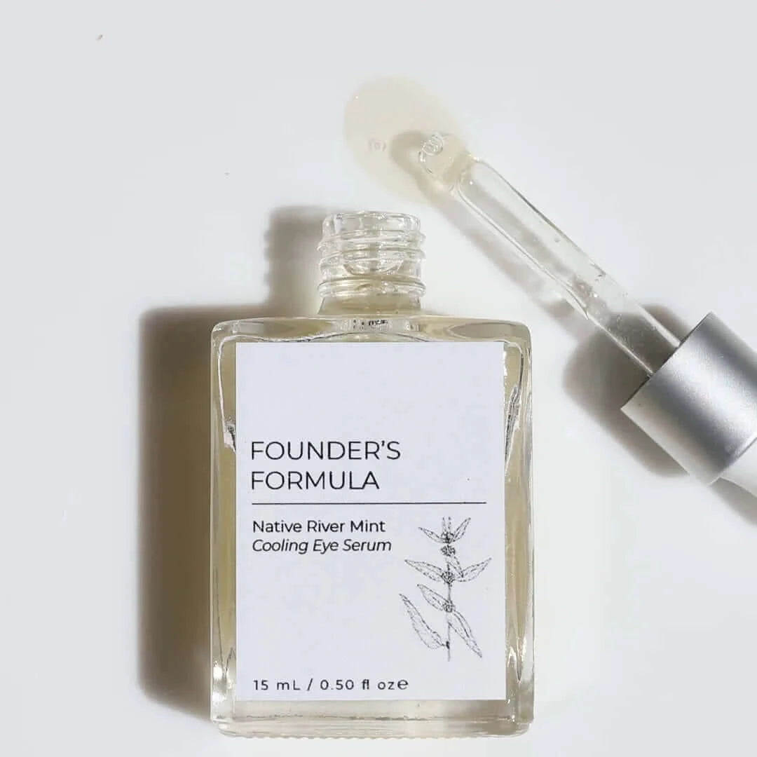 Cooling Eye serum treatment with niacinamide australian made skincare