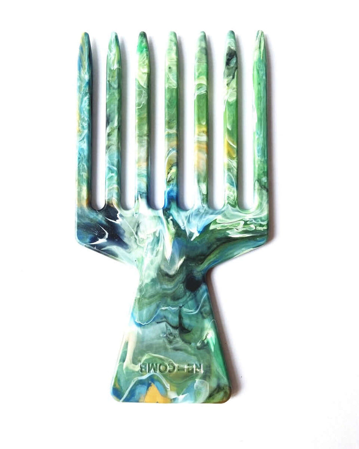 re-comb sustainable hair comb cool marble