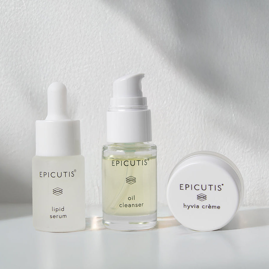Epicutis sample set oil cleanser lipid serum hyvia creme
