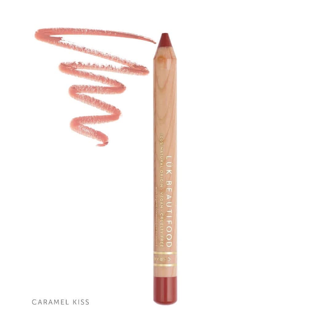 luke beautifood lipstick crayon caramel kiss