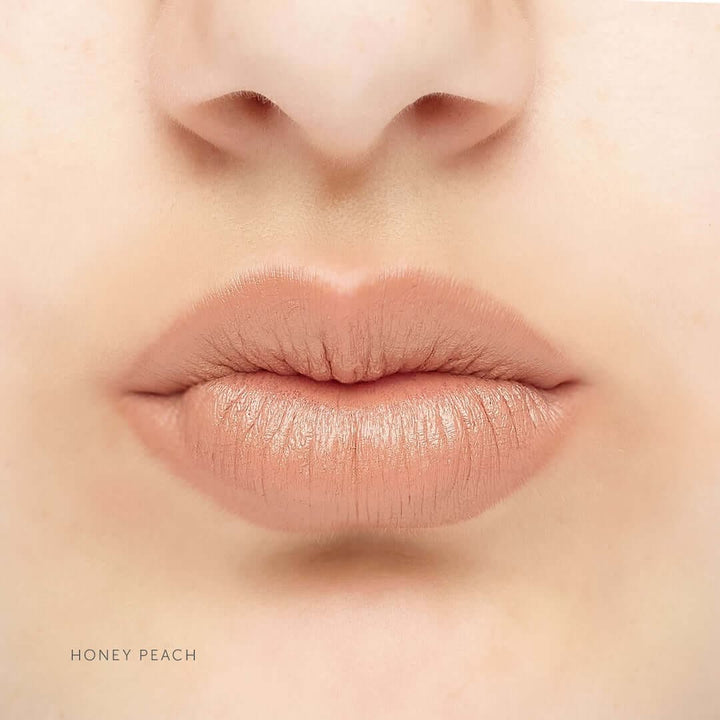 natural lipstick honey peach