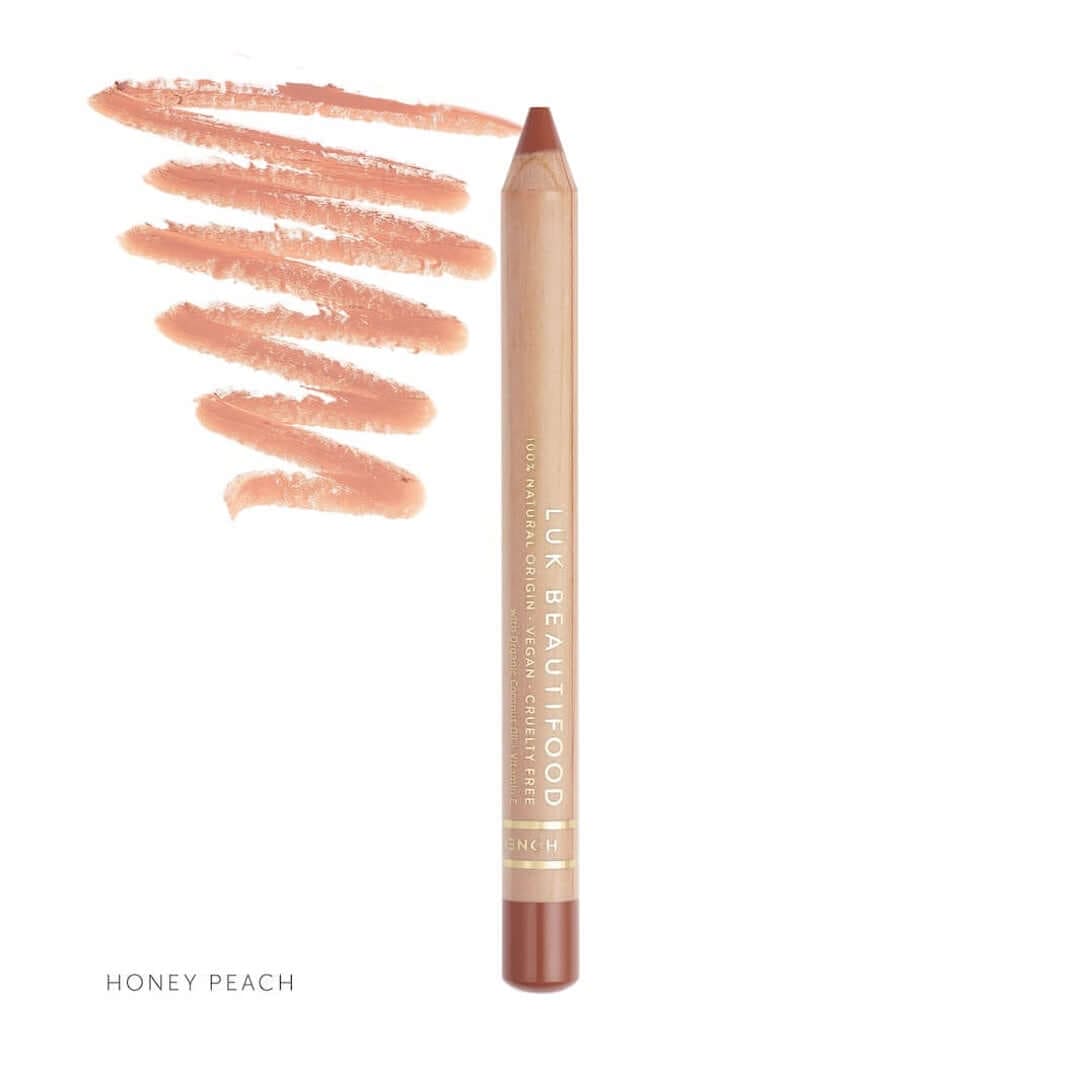 luk beautifood crayon lipstick honey peach