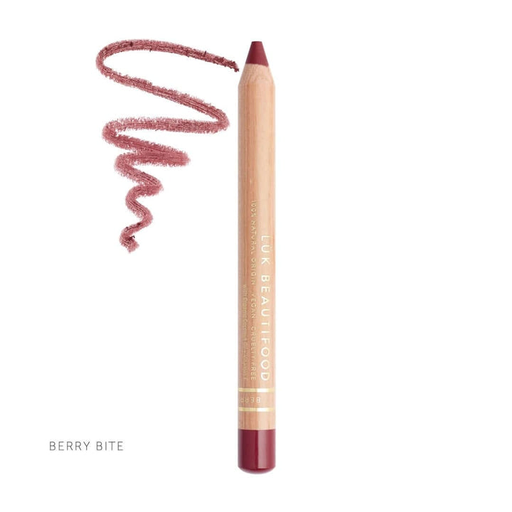 natural lipstick crayon berry bite