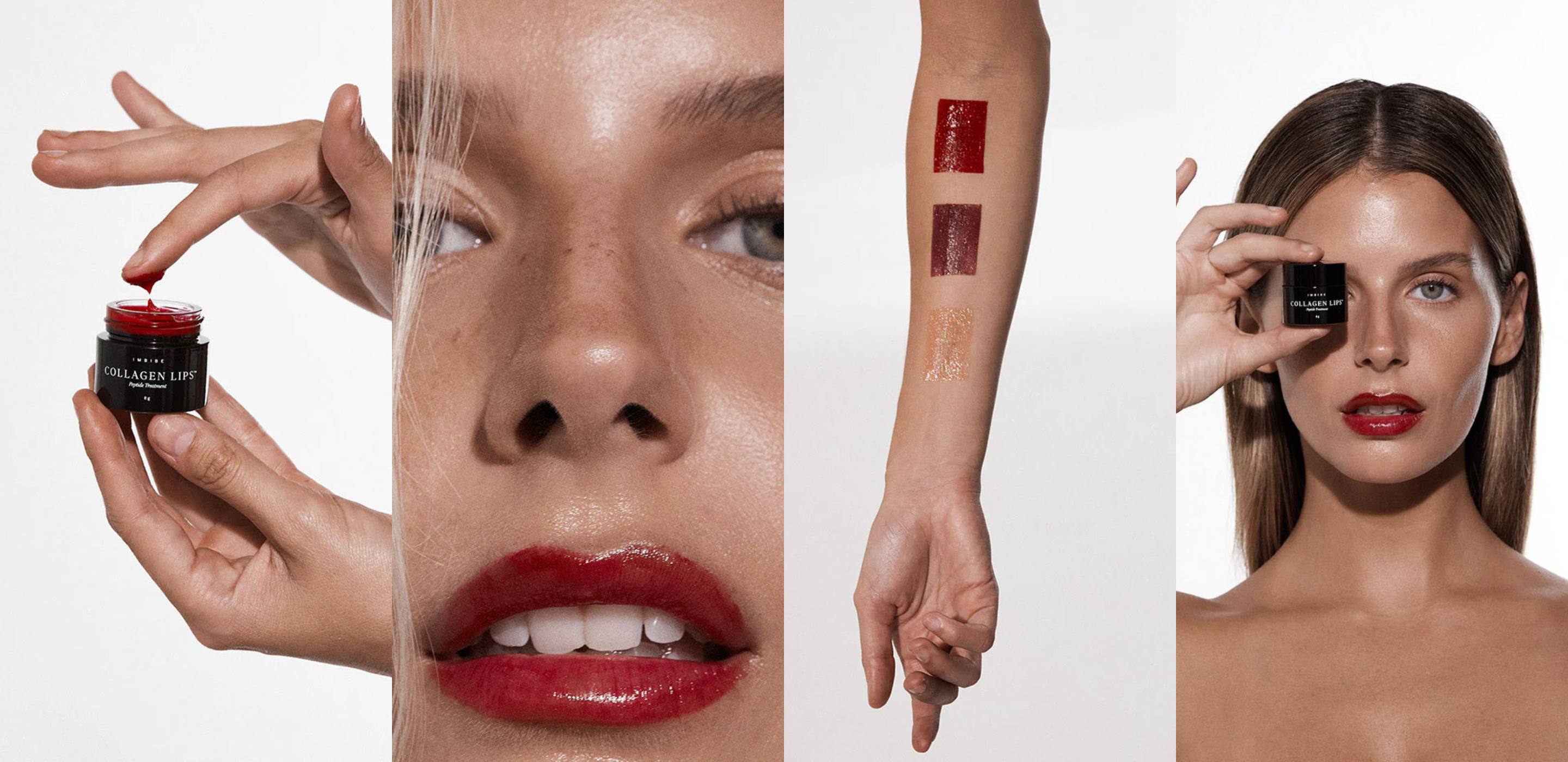 Collagen Lips imbibe new colour red