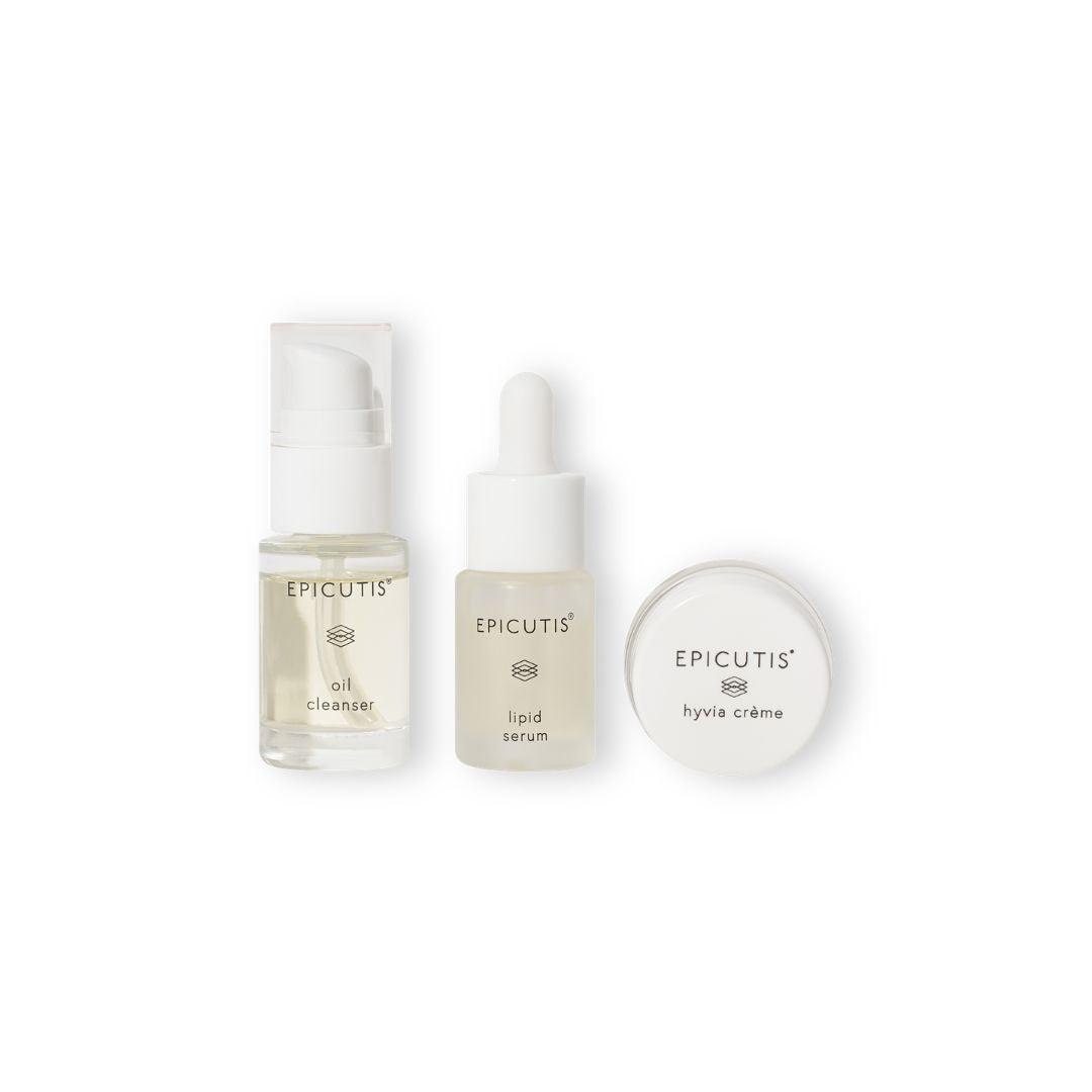Epicutis clean luxury skincare sample set