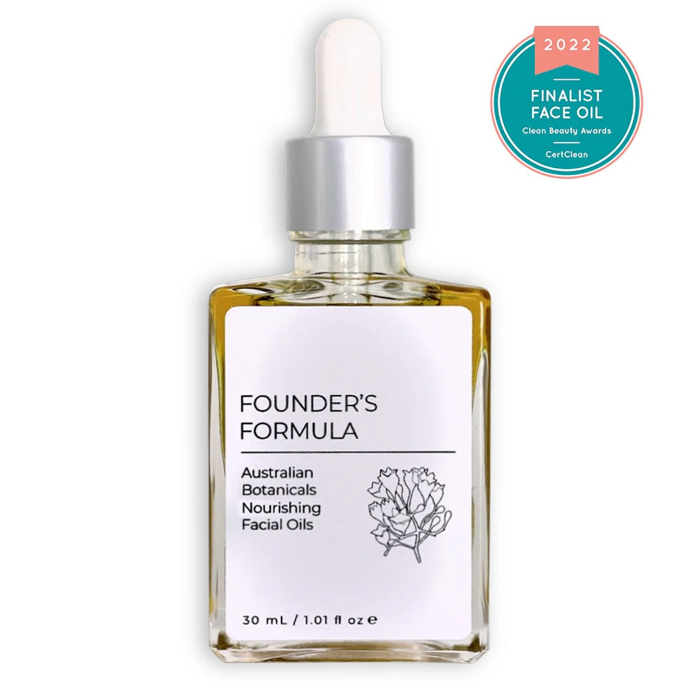 Clean Beauty Award winner certified clean Australian botanical face oil