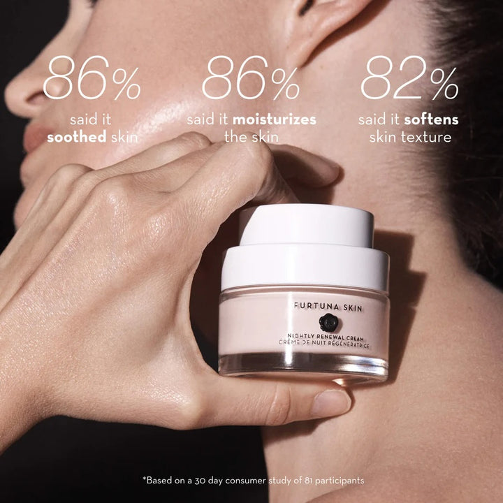 furtuna skin organic skincare results sooth, moisturising and soften skin
