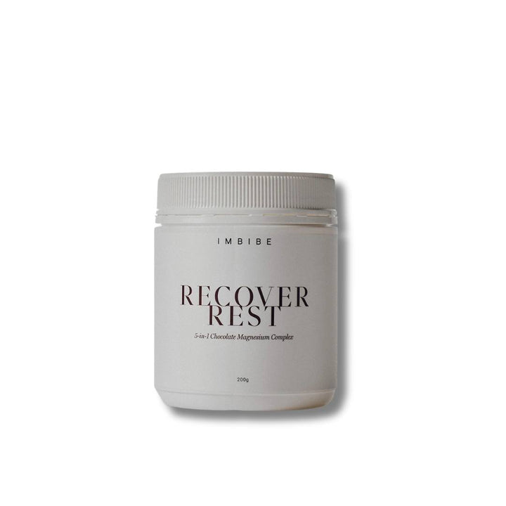imbibe rest workout recovery hot chocolate powder