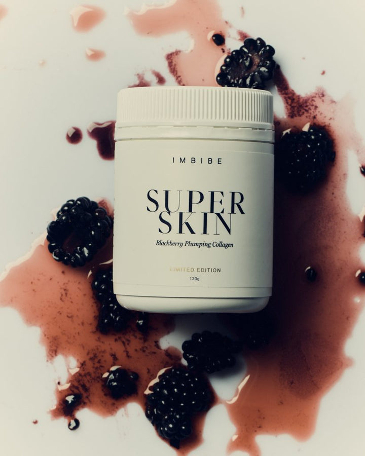 super skin blackberry skincare collagen supplement imbibe 