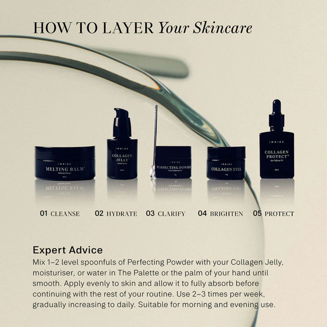 imbibe skincare routine