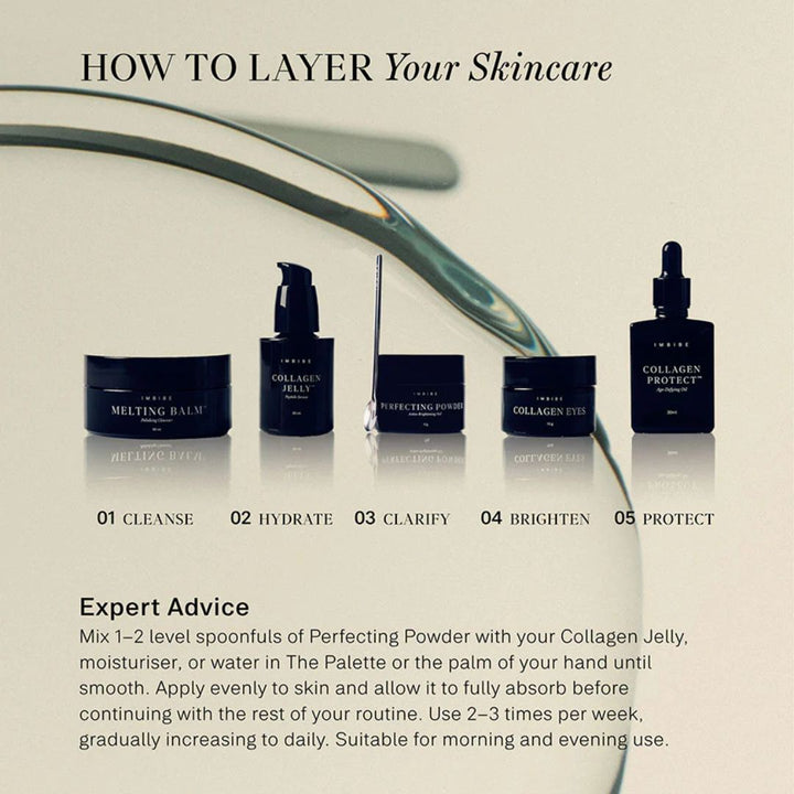 imbibe skincare routine